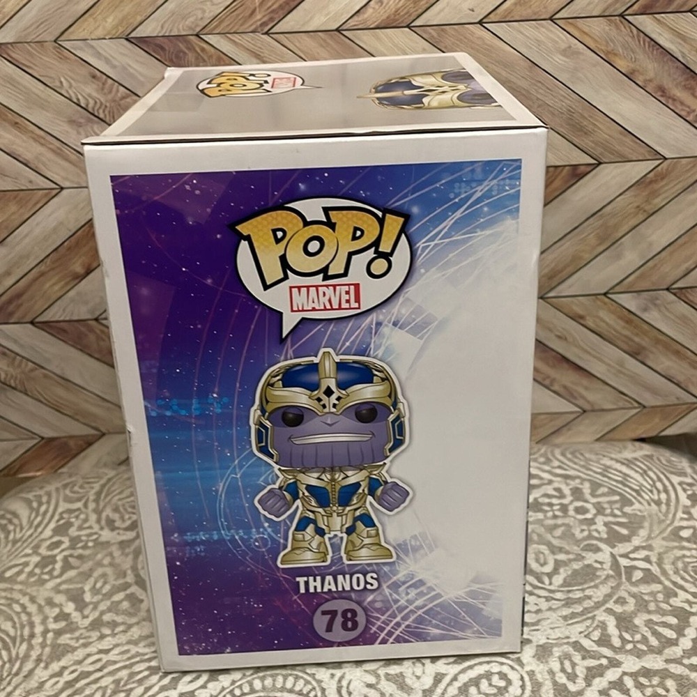 Funko Pop! 78 Thanos Entertainment Earth Exclusive GITD guardians of the galaxy - Picture 5 of 6